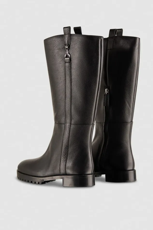 Patrizia Pepe Boots High Nappa Leather Boots With Zipper Black 8211 Women