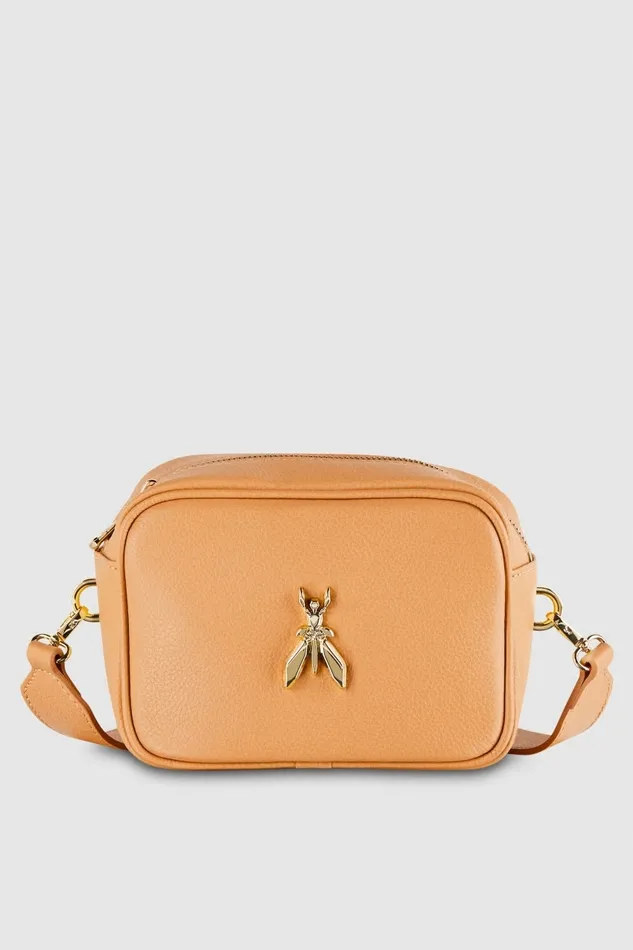 Patrizia Pepe Crossbodys Fly Camera Leather Shoulder Bag Beige 8211 Women