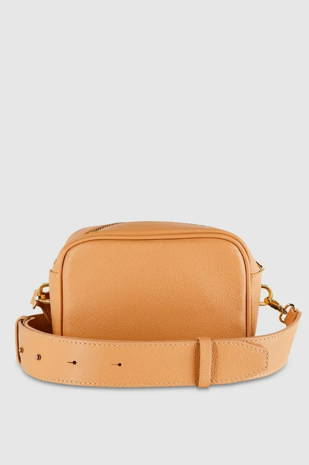 Patrizia Pepe Crossbodys Fly Camera Leather Shoulder Bag Beige 8211 Women