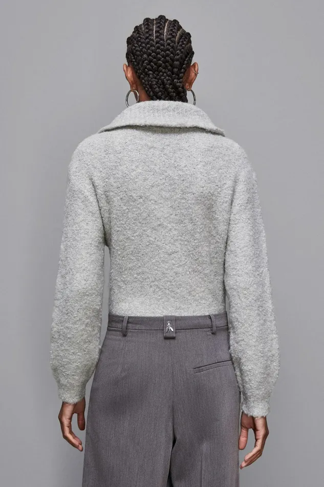 Patrizia Pepe Knitwear Soft Turtleneck Sweater Grey 8211 Women