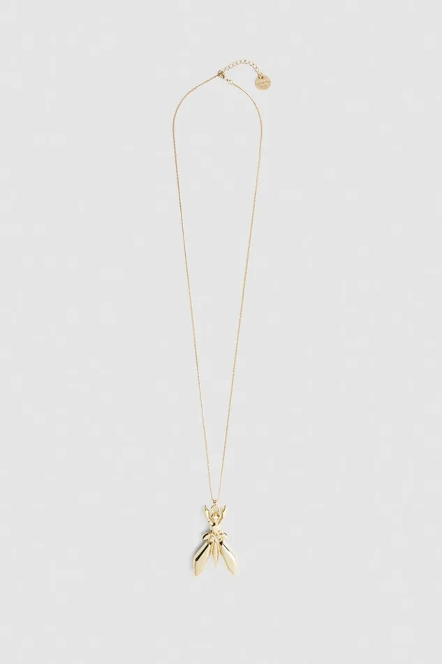 Patrizia Pepe Necklaces GoldColored Reversible Necklace Gold 8211 Women