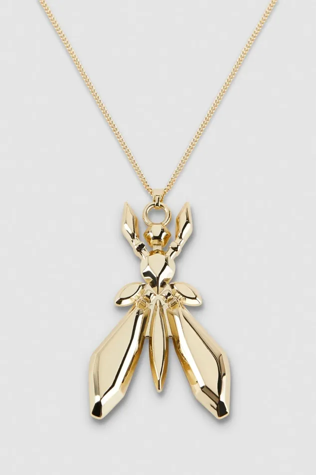 Patrizia Pepe Necklaces GoldColored Reversible Necklace Gold 8211 Women