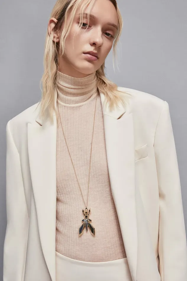 Patrizia Pepe Necklaces GoldColored Reversible Necklace Gold 8211 Women