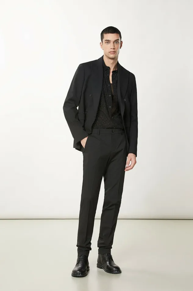 Patrizia Pepe Pants Slim Canvas Pants Black 8211 Men