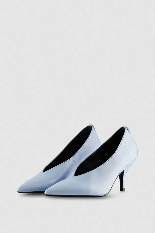 Patrizia Pepe Pumps Leather Pumps Light Blue 8211 Women