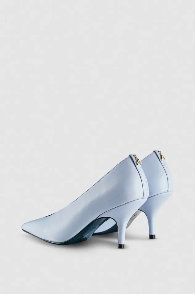 Patrizia Pepe Pumps Leather Pumps Light Blue 8211 Women
