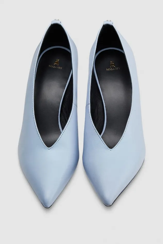 Patrizia Pepe Pumps Leather Pumps Light Blue 8211 Women