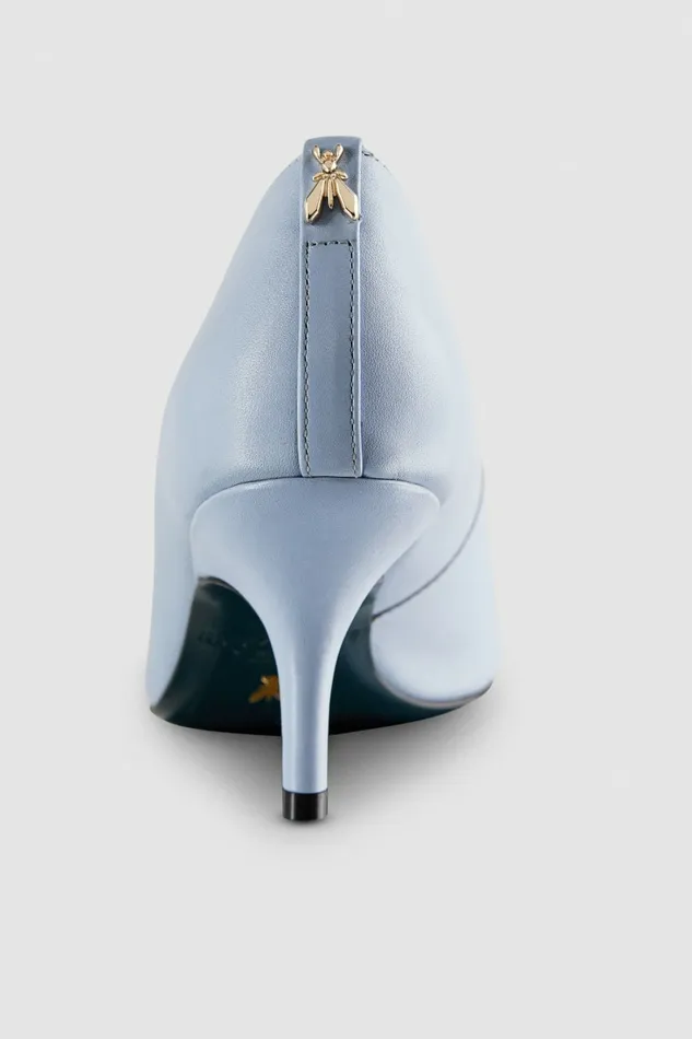 Patrizia Pepe Pumps Leather Pumps Light Blue 8211 Women