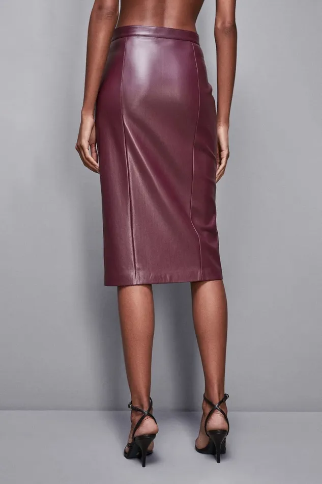 Patrizia Pepe Skirts HighWaisted Midi Skirt Red 8211 Women