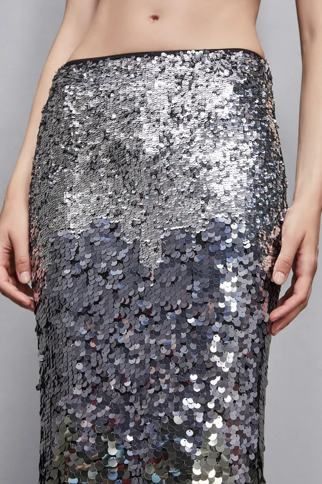 Patrizia Pepe Skirts Sequined Tulle Skirt Multicolor 8211 Women