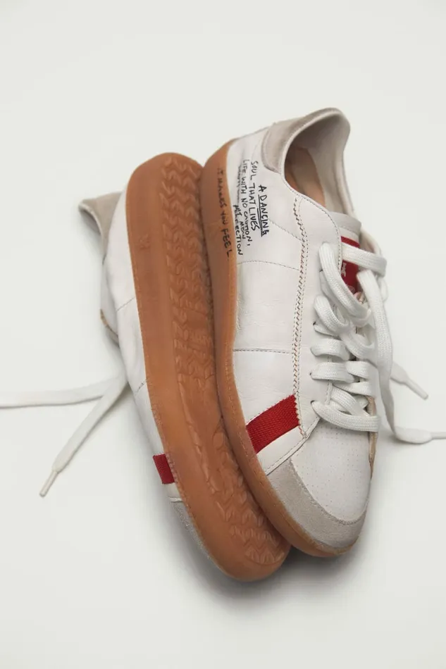 Patrizia Pepe Sneakers Skin Sneakers In Leather With Lettering White 8211 Women Patrizia Pepe Sneakers Skin Sneakers In Leather With Lettering White 8211 Women