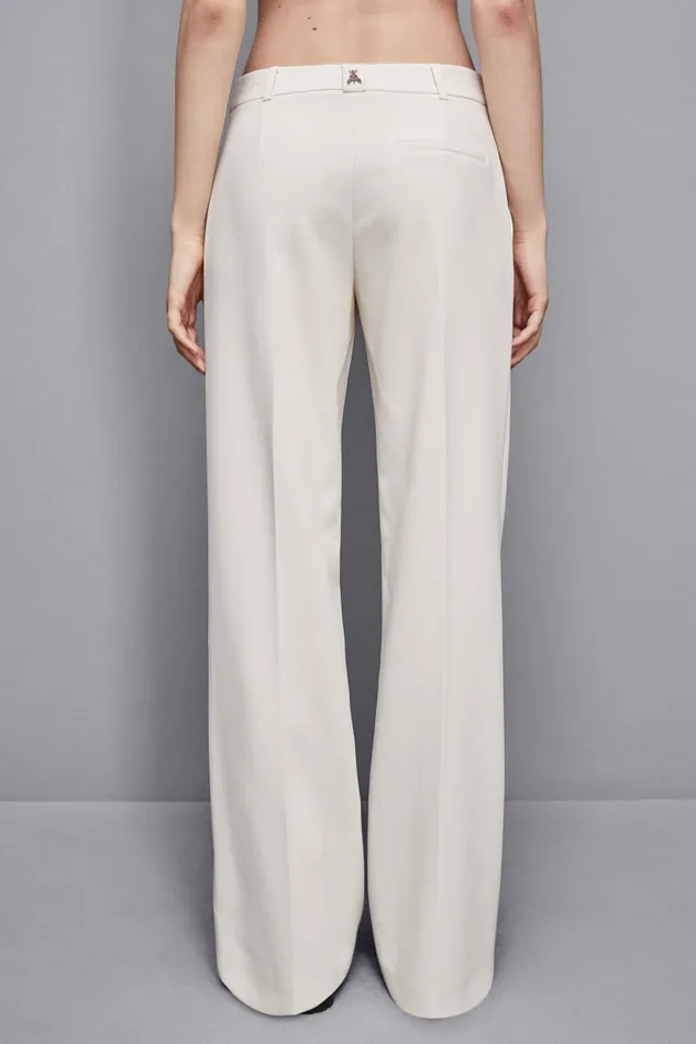 Patrizia Pepe Tailleur LowWaisted Twill Pants Beige 8211 Women