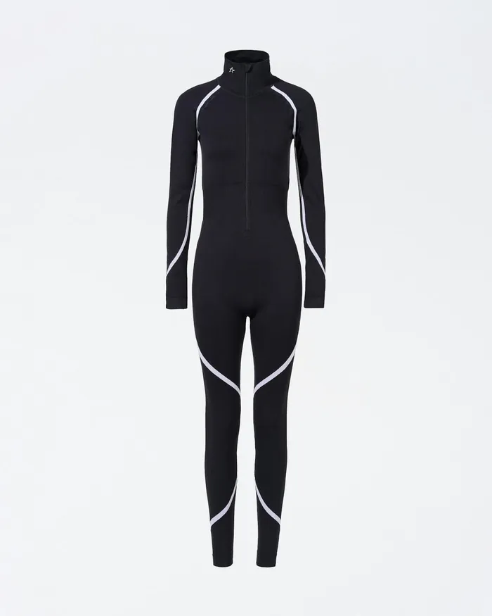 Perfect Moment Seamless Jumpsuit Black Women Base Layers