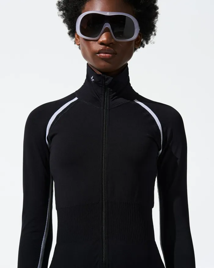 Perfect Moment Seamless Jumpsuit Black Women Base Layers