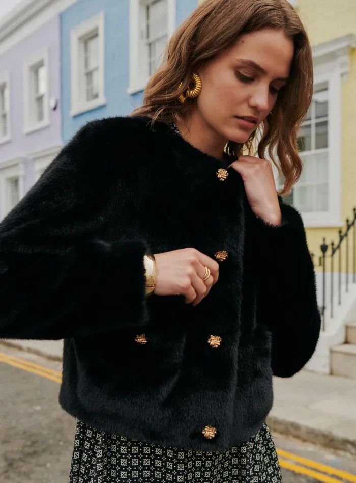 Petite Mendigote Jackets and Coats Fw24 Veste Octavie Black 8211 Women