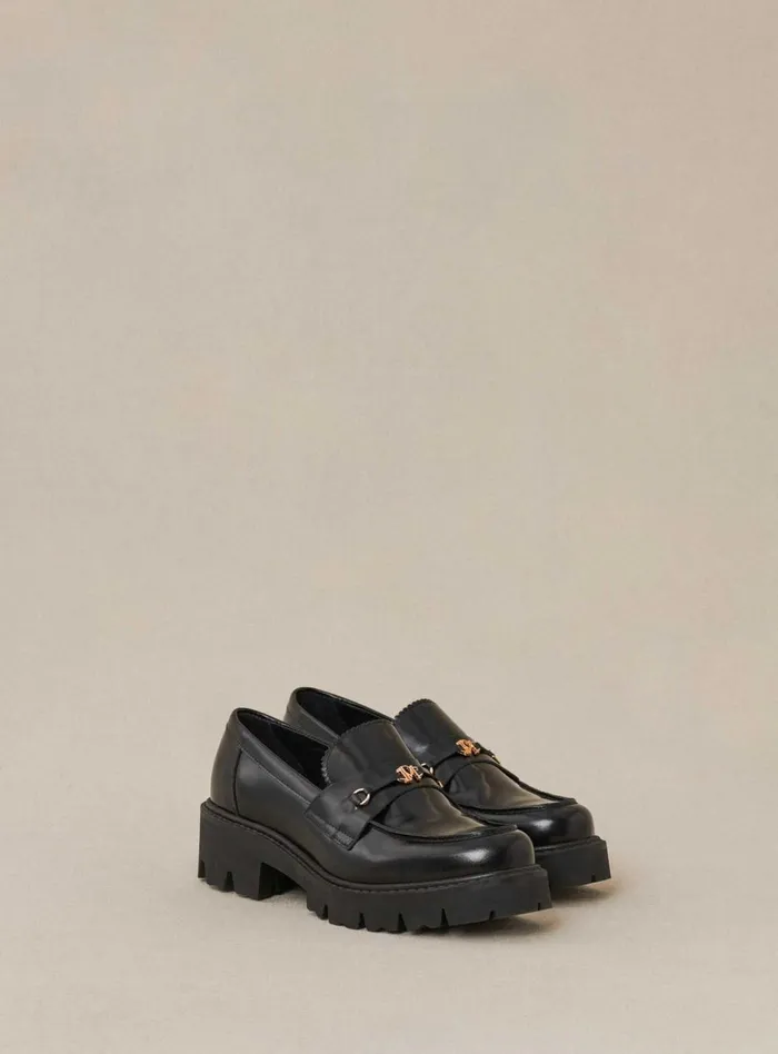 Petite Mendigote Moccasins Fw24 Mocassins Semelle Compensee Black 8211 Women