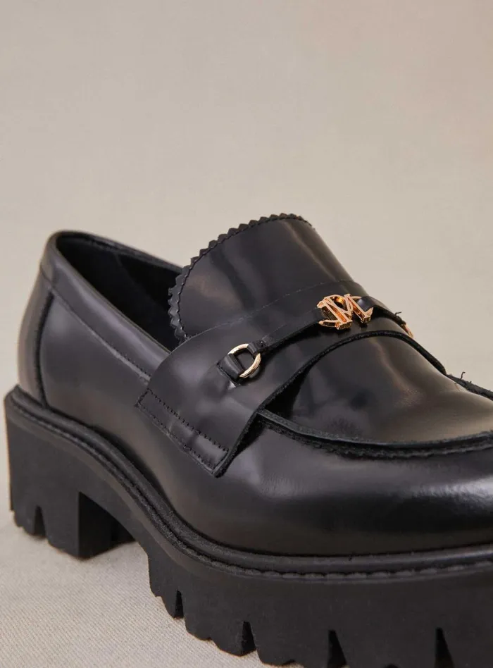Petite Mendigote Moccasins Fw24 Mocassins Semelle Compensee Black 8211 Women