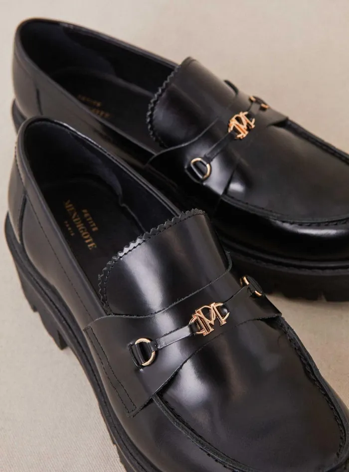 Petite Mendigote Moccasins Fw24 Mocassins Semelle Compensee Black 8211 Women