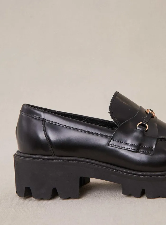 Petite Mendigote Moccasins Fw24 Mocassins Semelle Compensee Black 8211 Women