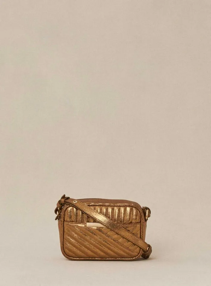Petite Mendigote Shoulder Bags Fw24 Sammy Petit Matelasse Lez Dore Golden 8211 Women