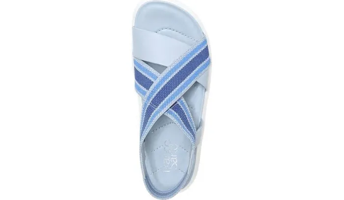 Platform Women Franco Sarto Franco Niko Platform Sandal Light Blue Leather