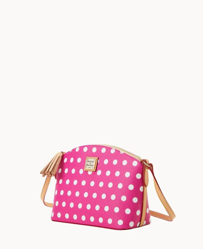 Polka Dot Robin Crossbody Fuchsia Woman Dooney and Bourke Crossbodies Polka Dot Robin Crossbody Fuchsia Woman Dooney and Bourke Crossbodies