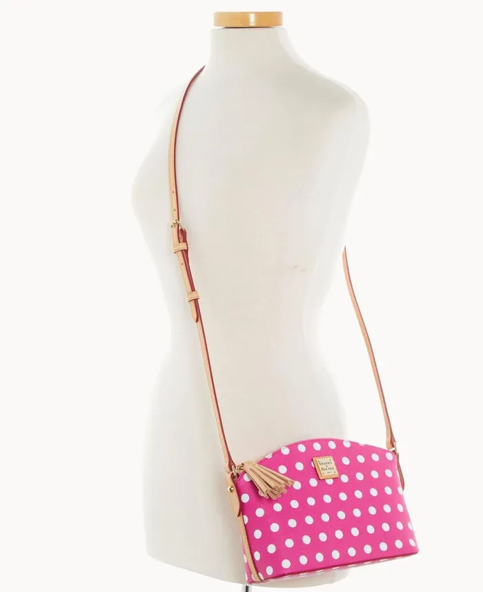 Polka Dot Robin Crossbody Fuchsia Woman Dooney and Bourke Crossbodies Polka Dot Robin Crossbody Fuchsia Woman Dooney and Bourke Crossbodies