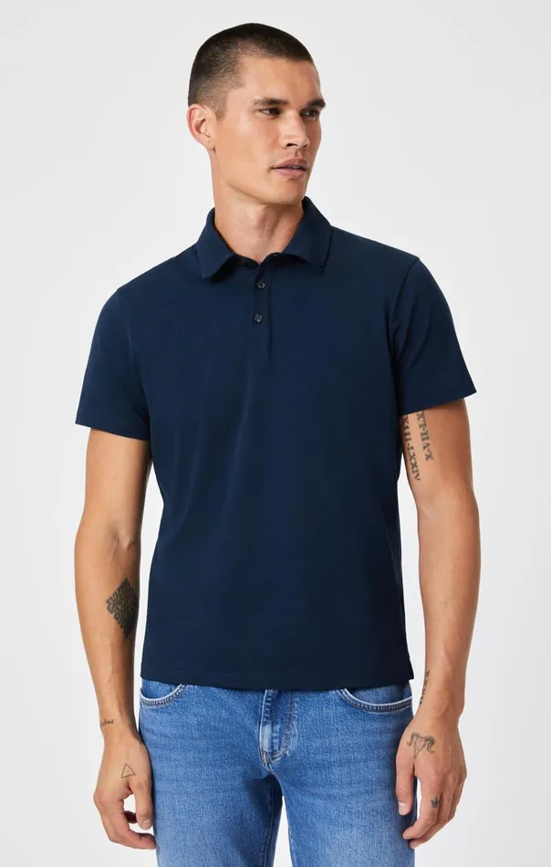 Polo Shirt In Total Eclipse Men Mavi Jeans TShirts Polo Shirt In Total Eclipse Men Mavi Jeans TShirts