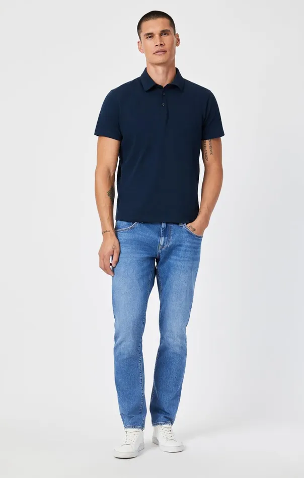 Polo Shirt In Total Eclipse Men Mavi Jeans TShirts Polo Shirt In Total Eclipse Men Mavi Jeans TShirts