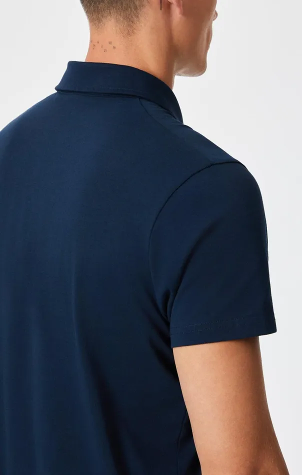 Polo Shirt In Total Eclipse Men Mavi Jeans TShirts Polo Shirt In Total Eclipse Men Mavi Jeans TShirts