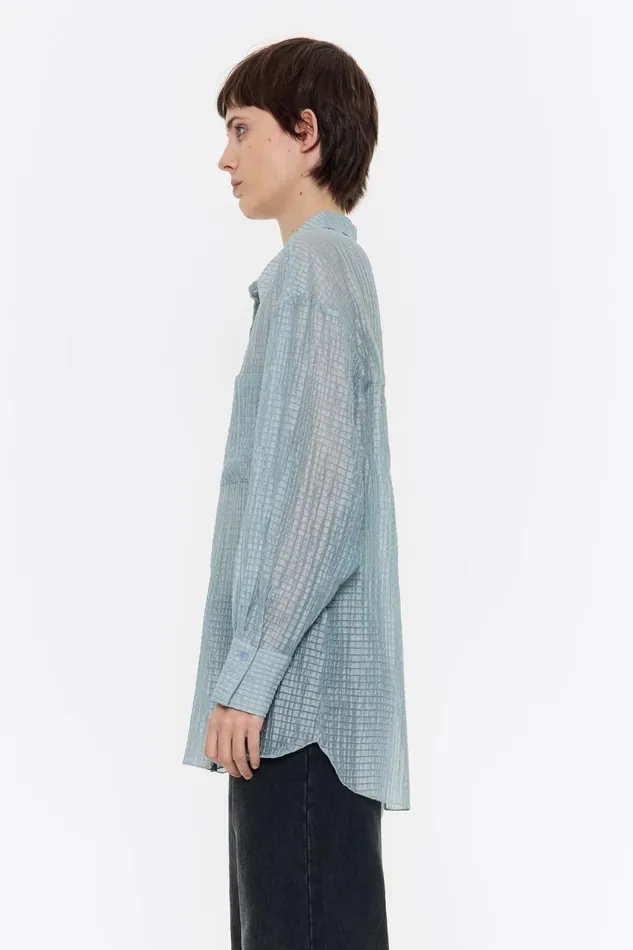 Powder Blue Knot Back Tshirt Dusty Blue Women Bimba Y Lola Shirts Powder Blue Knot Back Tshirt Dusty Blue Women Bimba Y Lola Shirts