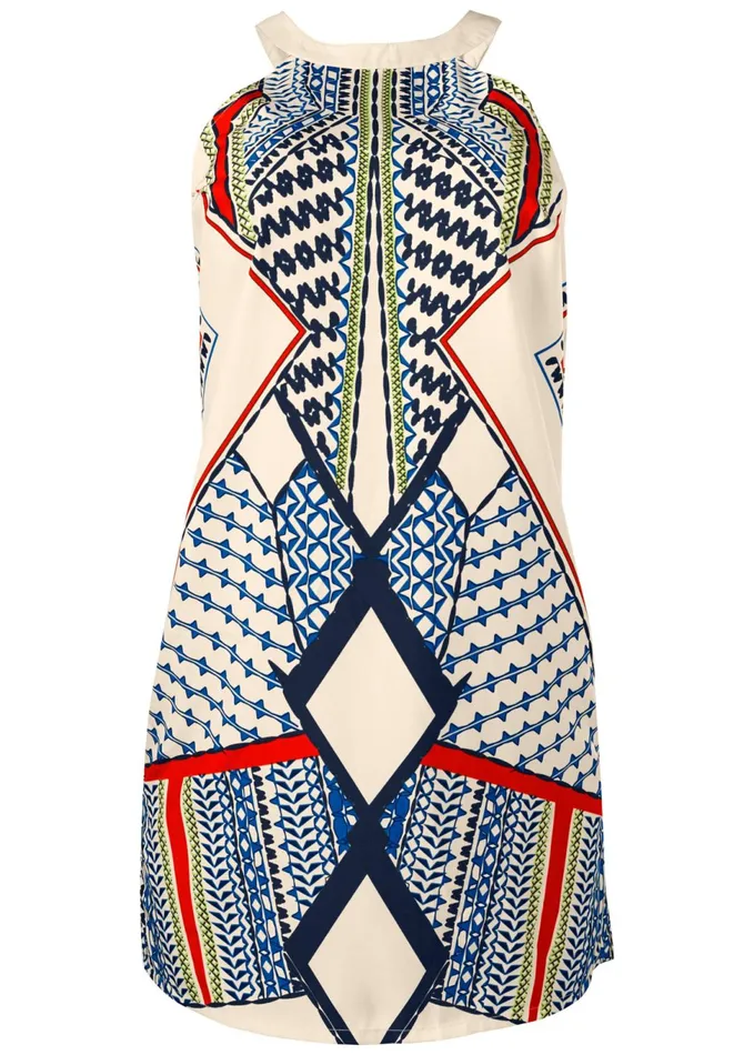 PRINTED DRESS Off White Multi Women VENUS Sundresses