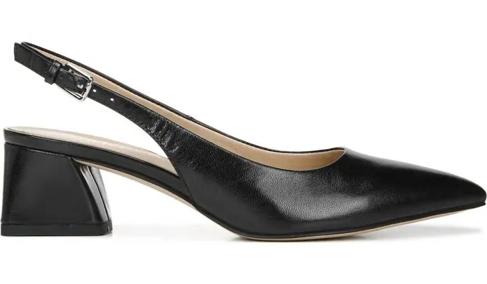Pumps Women Franco Sarto Franco Racer Slingback Pump Black Leather