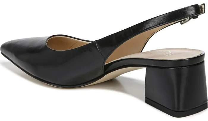 Pumps Women Franco Sarto Franco Racer Slingback Pump Black Leather