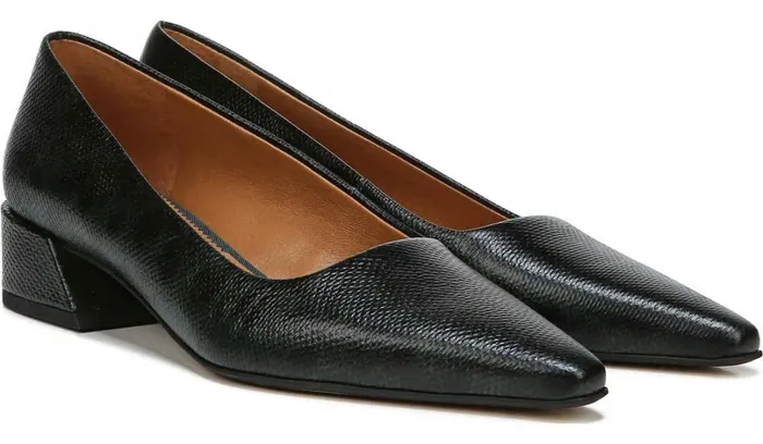 Pumps Women Franco Sarto Sarto Modena Block Heel Pump Pine Leather