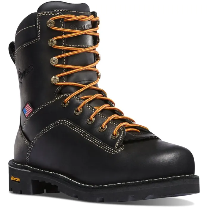 Quarry USA Black Alloy Toe Men Danner Boots