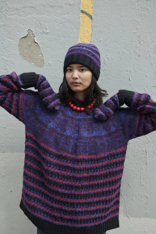 Rachel Comey Knits Women Robbie Mittens Red Multi