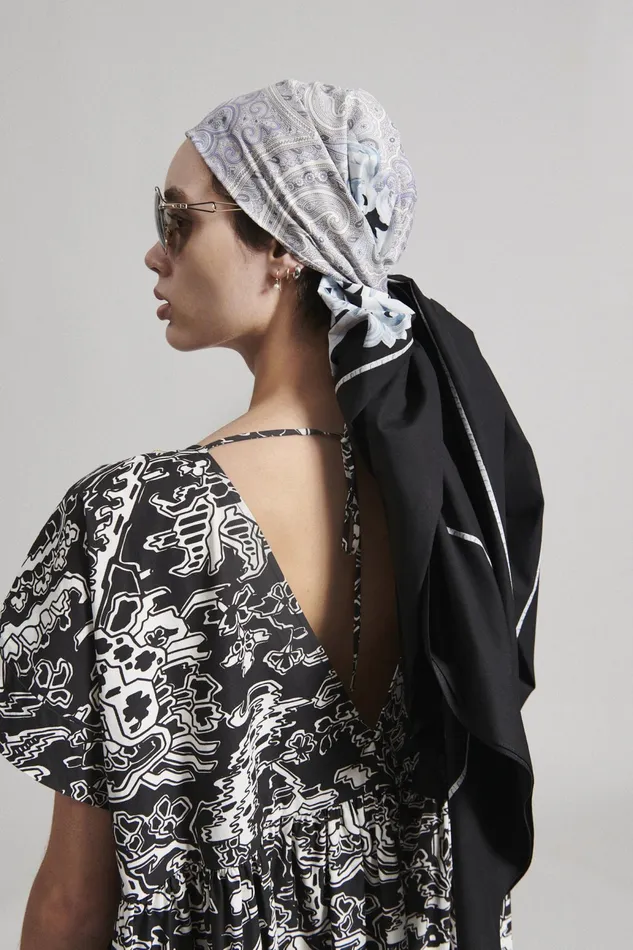 Rachel Comey Scarves Women Claremont Beach Sheet Black