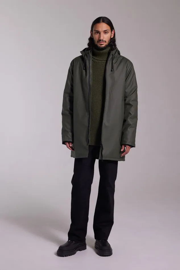 Raincoats Men Stutterheim Stockholm Winter Jacket Green