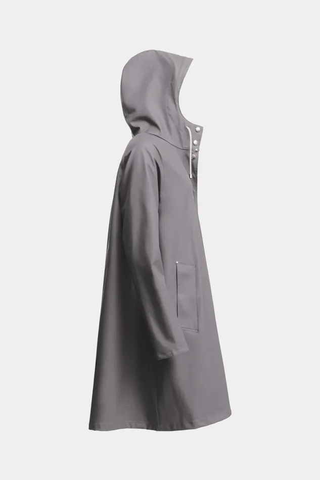 Raincoats Women Stutterheim Mosebacke Lightweight Raincoat Grey