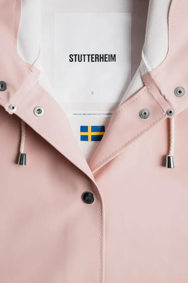 Raincoats Women Stutterheim Mosebacke Raincoat Pale Pink