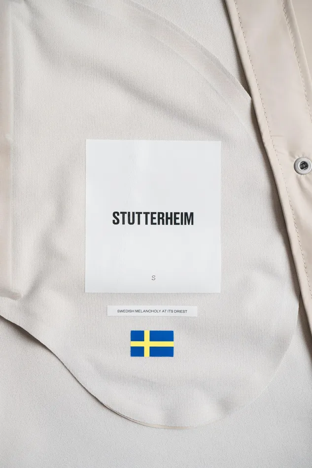 Raincoats Women Stutterheim Stockholm Lightweight Raincoat Light Sand