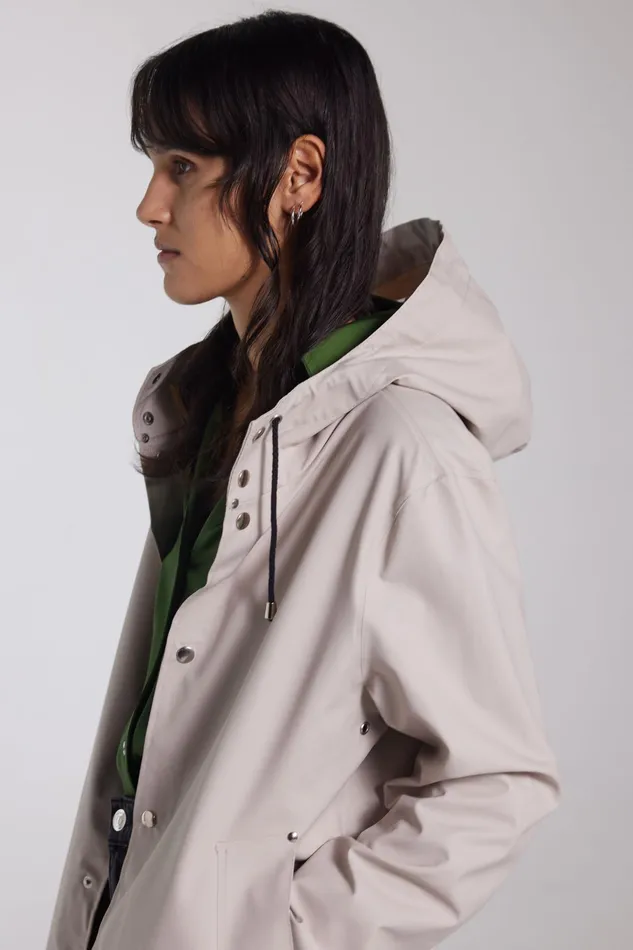 Raincoats Women Stutterheim Stockholm Lightweight Raincoat Light Sand