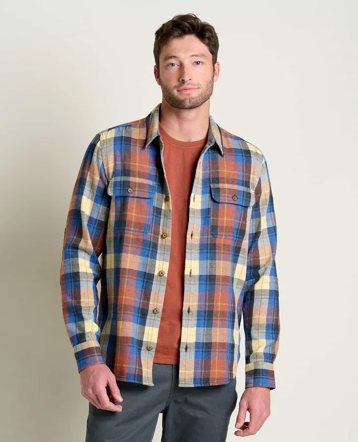 Ranchero Long Sleeve Shirt Sea Blue Men8217s Shirts ToadandCo