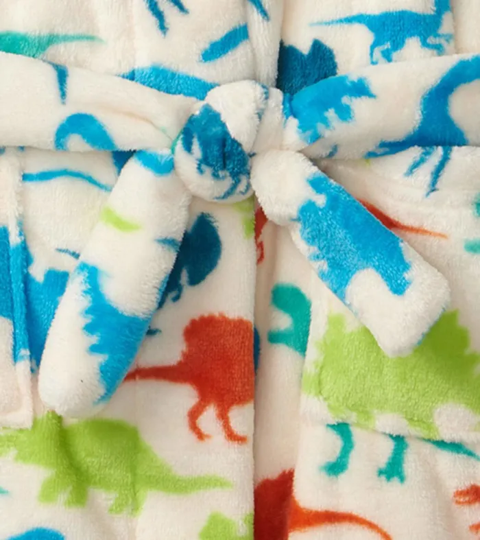Real Dinosaurs Kids Fleece Robe Hatley