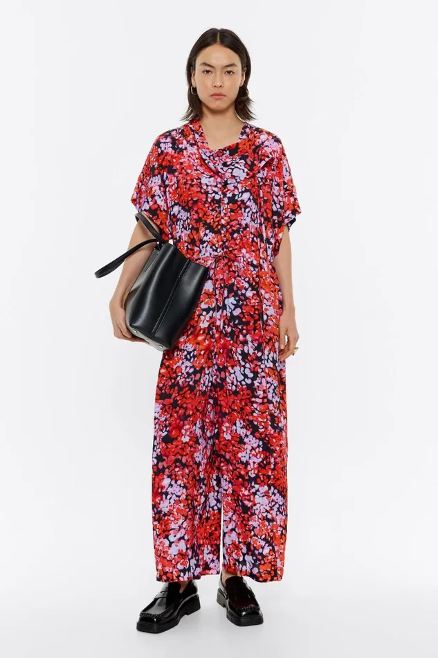 Red Leomimosa Scarf Jumpsuit Leomimosa Red Women Bimba Y Lola Dresses And Jumpsuits Red Leomimosa Scarf Jumpsuit Leomimosa Red Women Bimba Y Lola Dresses And Jumpsuits