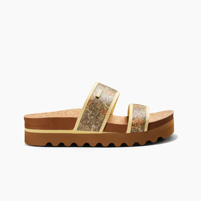 Reef Sandals Cushion Vista Hi Banana Cork 8211 Women