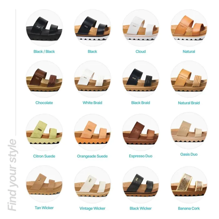 Reef Sandals Cushion Vista Hi Banana Cork 8211 Women Reef Sandals Cushion Vista Hi Banana Cork 8211 Women