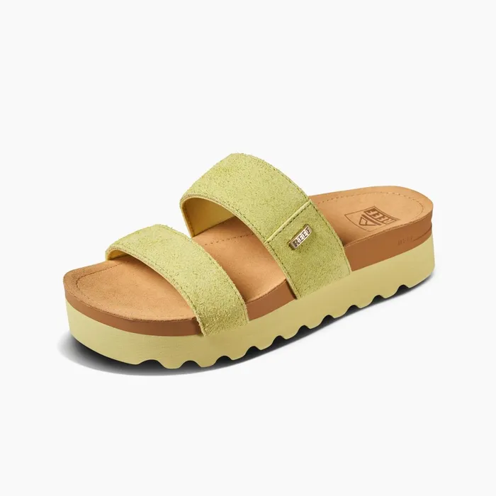 Reef Sandals Cushion Vista Hi Citron Suede 8211 Women Reef Sandals Cushion Vista Hi Citron Suede 8211 Women