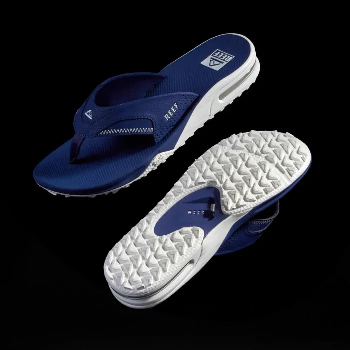 Reef Sandals Fanning Pregame Navywhite 8211 Men Reef Sandals Fanning Pregame Navywhite 8211 Men